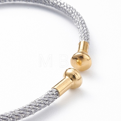 Braided Carbon Steel Wire Bracelet Making MAK-A017-B06-1