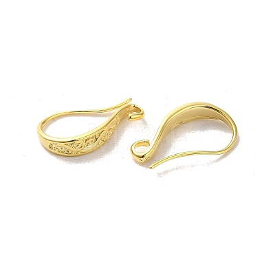 Brass Earring Hooks FIND-Z039-25G-1