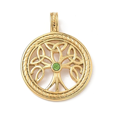 304 Stainless Steel Pendants STAS-D207-27G-1