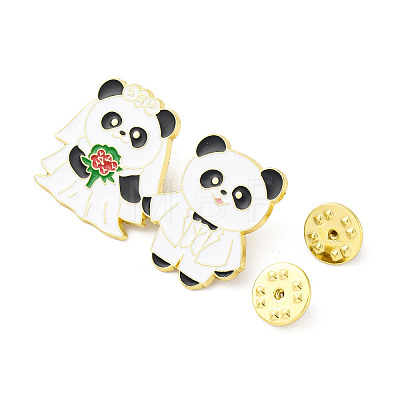 Newly-married Theme Enamel Pins JEWB-E039-01LG-04-1