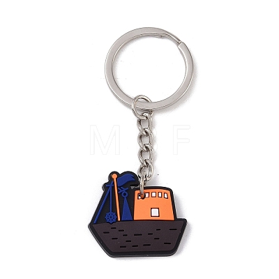 Cartoon PVC Pendant Keychain KEYC-U001-01F-1