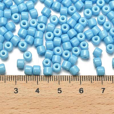 Baking Paint Pearlized Glass Seed Beads SEED-C001-04A-08-1