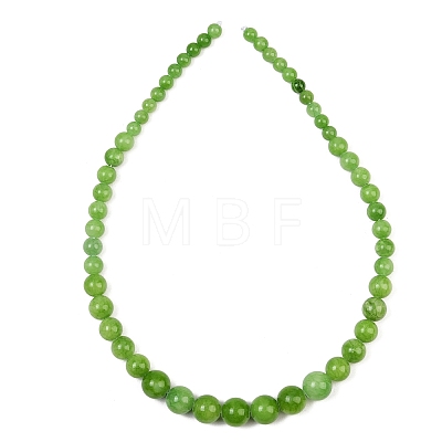 Natural Mashan Jade Graduated Beads Strands GG-CBA2AE1-A08-O-1