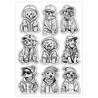 Custom PVC Plastic Clear Stamps DIY-WH0618-0178-1