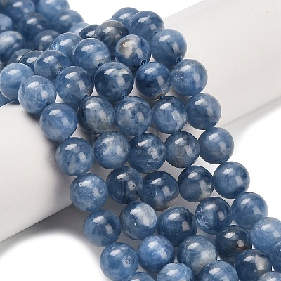 Natural Kyanite Beads Strands G-C259-B01-8mm-01-1