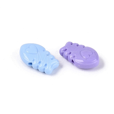 Opaque Plastic Beads KY-N025-22-1