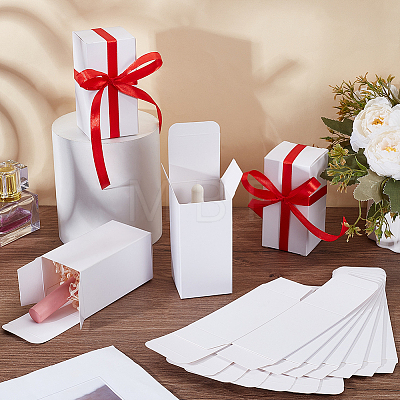 Foldable Creative Kraft Paper Box CON-WH0113-01A-1
