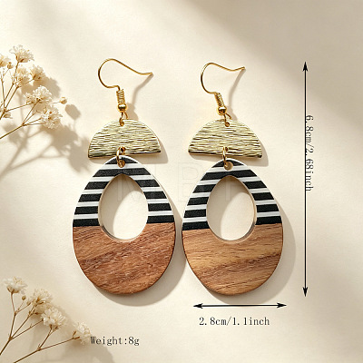 Alloy Dangle Earrings WG0EF18-02-1