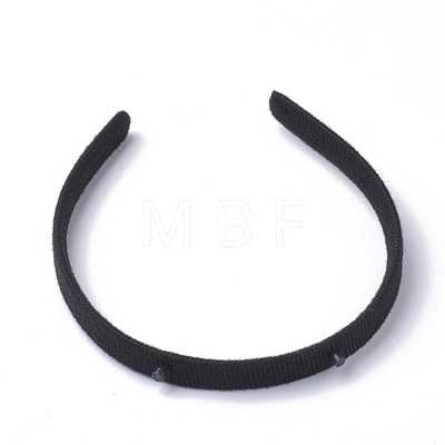 Hair Accessories Plain Plastic Hair Band Findings OHAR-S195-04C-1