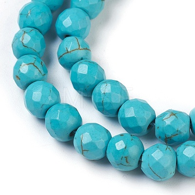 Synthetic Turquoise Beads Strands TURQ-L029-02-10mm-1