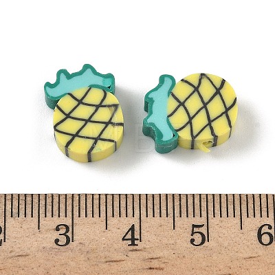 Fruit & Vegetable Theme Handmade Polymer Clay Beads CLAY-F006-02K-1