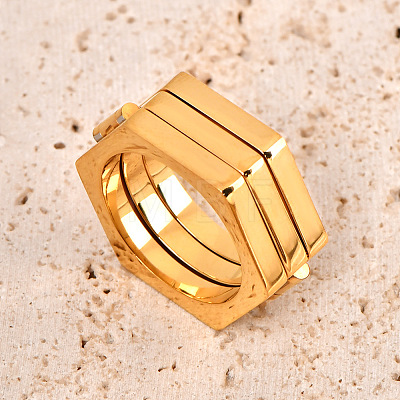 304 Stainless Steel Folding Finger Rings for Men WG34ADE-03-1
