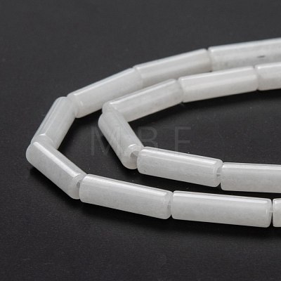 Natural White Jade Beads Strands G-F247-46-1