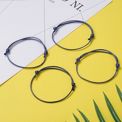 Korean Waxed Polyester Cord Bracelet Making AJEW-JB00011-14-1