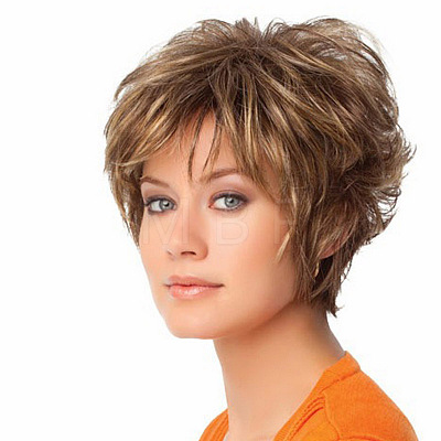 Curly Short Wigs with Bangs OHAR-L010-001-1