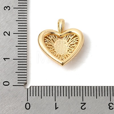 Natural White Shell Pendants KK-Z149-19G-1