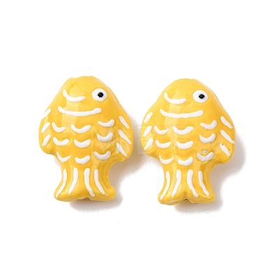 Handmade Porcelain Beads PORC-K010-08H-1