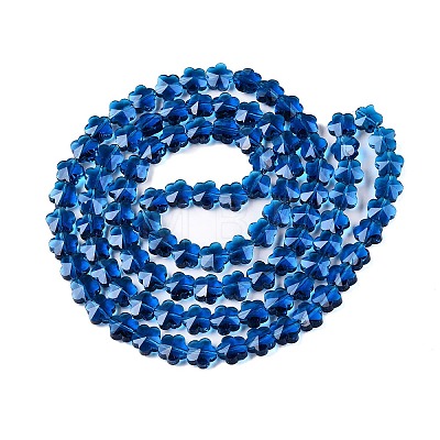 Transparent Glass Beads GLAA-Q066-10mm-C17-1