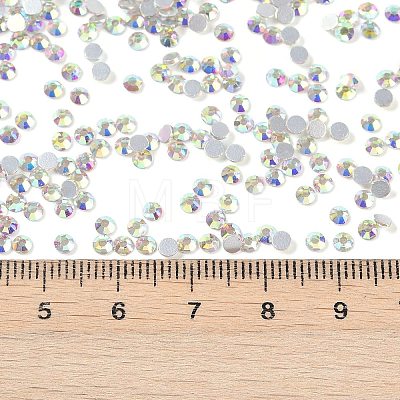 Glass Flat Back Rhinestone RGLA-C002-SS10-101-1