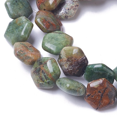 Natural Green Opal Beads Strands G-F607-02-1