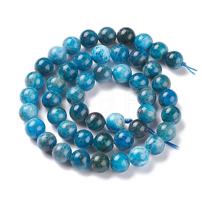 Natural Apatite Beads Strands G-F617-01-8mm-1