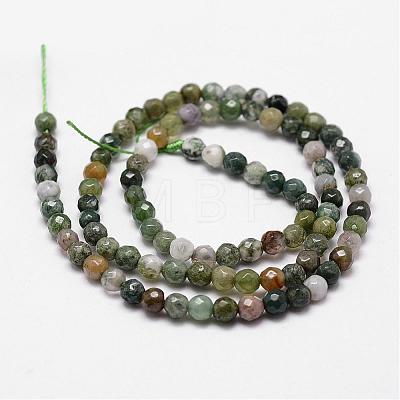 Natural Indian Agate Beads Strands G-D840-51-4mm-1