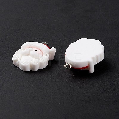 Christmas Theme Opaque Resin Pendants LS-FIND-E025-14-1