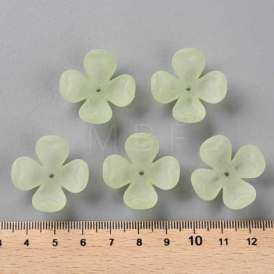 Frosted Acrylic Bead Caps MACR-S371-06A-728-1