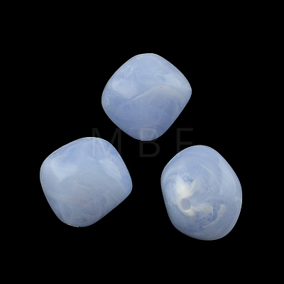 Bicone Imitation Gemstone Acrylic Beads OACR-R024-18-1