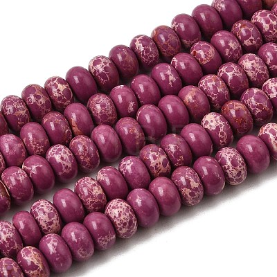Synthetic Imperial Jasper Dyed Beads Strands G-D077-E01-01C-1