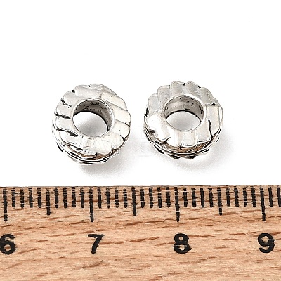 Tibetan Style Alloy European Beads AL-CBA3B63-17AS-1