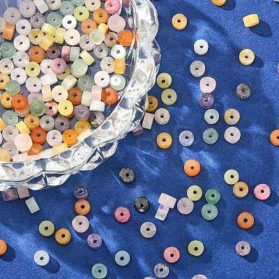 200Pcs 10 Styles Natural Mixed Stone Beads G-CJ0001-75-1