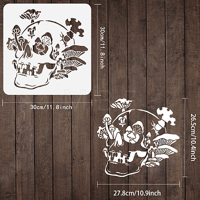 PET Hollow Out Drawing Painting Stencils DIY-WH0391-0262-1