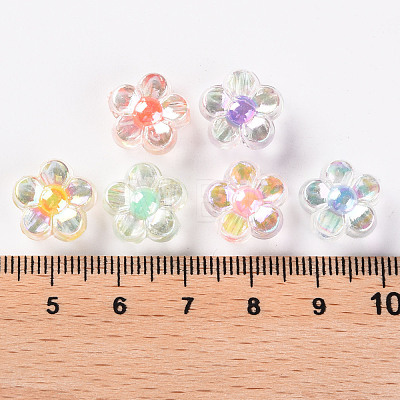 Transparent Acrylic Beads X-TACR-S152-06B-1