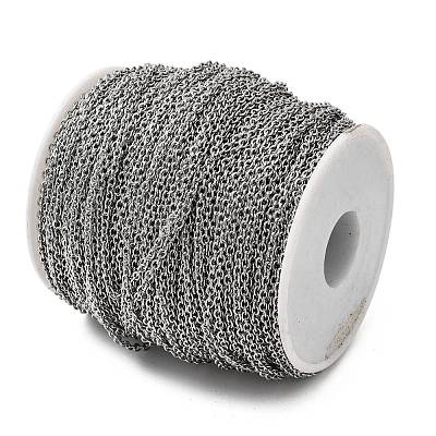 Tarnish Resistant 304 Stainless Steel Cable Chains CHS-Q001-13-100m-1