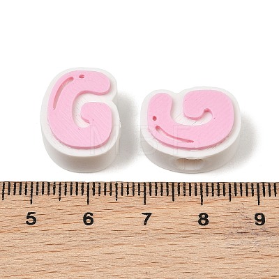 Plastic European Beads PL-CBA02CB-01G-1