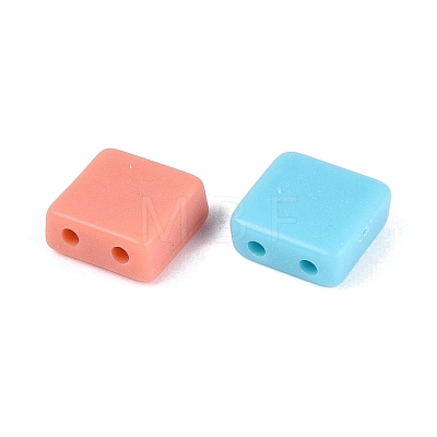 Opaque Acrylic Beads SACR-Q001-02B-M-1