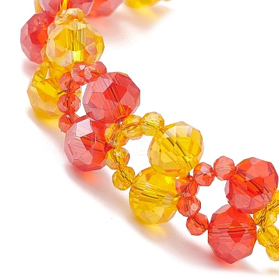 Glass Beaded Bracelets for Women BJEW-JB12732-1