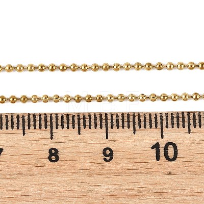 Adjustable 304 Stainless Steel Ball Chains Slider Necklaces Making AJEW-JB01661-01-1