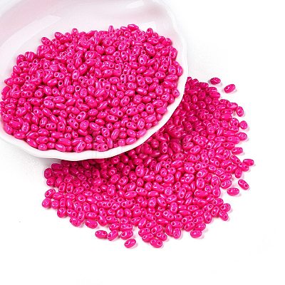 Baking Paint Glass Seed Beads SEED-T006-03R-1