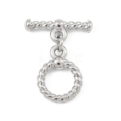 SHEGRACE Brass Toggle Clasps XGR0121P-156P-1