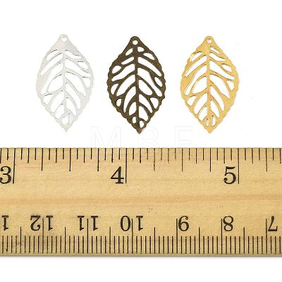 100Pcs Iron Filigree Joiners Pendants IFIN-FS0001-61-1
