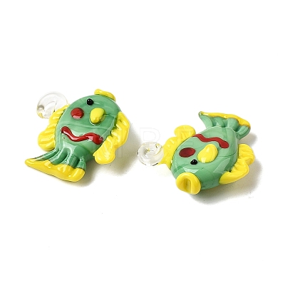Handmade Lampwork Pendants LAMP-B035-01B-10-1