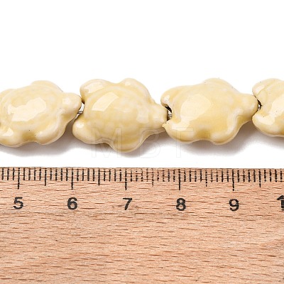 Handmade Porcelain Beads Strands LAMP-G140-02F-1