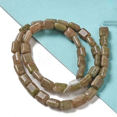 Natural China Unakite Beads Strands G-G085-A27-01-1