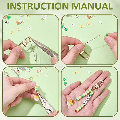 Easter DIY Keychian Making Kits DIY-BM0002-28-1