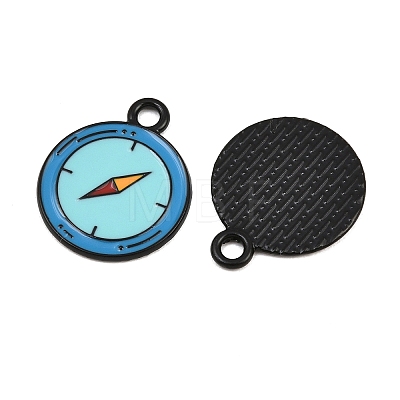 Baking Paint Alloy Enamel Pendants AL-CBA79B7-02EB-01-1