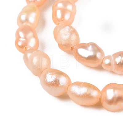 Natural Cultured Freshwater Pearl Beads Strands PEAR-N012-02H-01-1