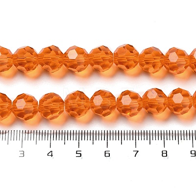 Transparent Glass Beads EGLA-A035-T10mm-D05-1