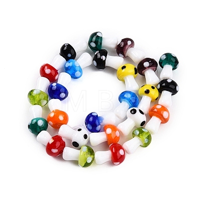 Handmade Lampwork Beads Strands LAMP-E015-03L-1